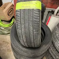 235 55 20 4 Michelin Primacy Tour Used A/S Tires With 75% Tread Left