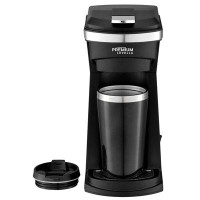 Premium Levella Single Serve One-touch Coffee Maker With 14oz. Travel Mug