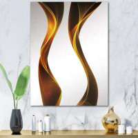 East Urban Home Straight Waves Modern and Contemporary Wall Mirror