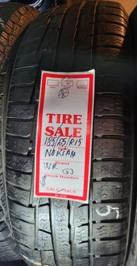 P 185/65/ R15 Nokian WR G3 M/S*  Used All WEATHER Tire 55% TREAD LEFT  $45 for THE TIRE / 1 TIRE ONLY !!