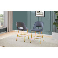 Everly Quinn Counter Height Chair (set Of 2)