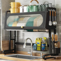YITAHOME Dish Drying Rack 3 Tier Large Kitchen Sink Dish Rack Over The Counter Dish Drying Rack Adjustable