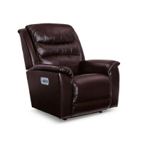 La-Z-Boy Rosewood Leather Match Power Rocking Recliner with Power Headrest and Lumbar