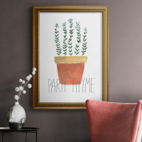 Red Barrel Studio Punny Plant IV Premium Framed Canvas- Ready To Hang