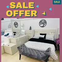 LED Modern 6PC Queen Bedroom Set for $1998 ONLY!!