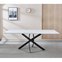 Ivy Bronx Rectangle MDF Dining Table