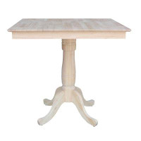Ophelia & Co. 36" X 36" Square Top Counter Height Pedestal Dining Table