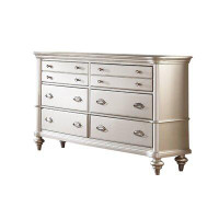 Rosdorf Park Dresser With 6 Drawers In Antique Silver
