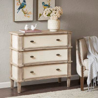 Red Barrel Studio Charming Elegance: Enhance Your Home With The 3-Drawer Chest