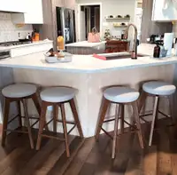 Wood Kitchen Barstools Counter Height Bar Stools Dining Room Chairs