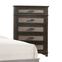 August Grove Lagho Wood 5 Drawer Chest