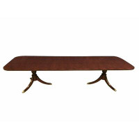 Leighton Hall Furniture Extendable Mahogany Dining Table