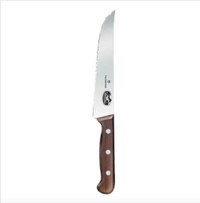 Victorinox 40025 7 Serrated Edge Chef Knife with Rosewood Handle*RESTAURANT EQUIPMENT PARTS SMALLWARES HOODS AND MORE*
