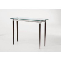 Lesro Ravenna Lounge Reception Sofa Table 40x15" Glass Top