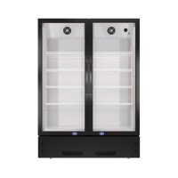 KICHKING KICHKING 38.3'' Commercial Display Fridge, 17 Cu.ft Drink Refrigerator for Office or Bar