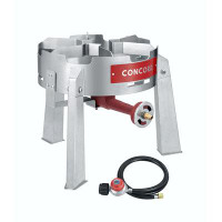 Concord Cookware Concord Cookware Single Burner High Pressure Propane Cooking Kit
