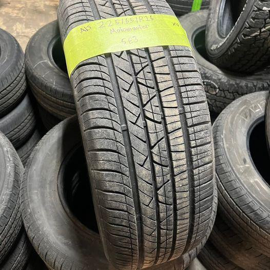 225 65 16 4 Motomaster Used A/S Tires With 90% Tread Left in Tires & Rims in Markham / York Region
