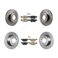 Front and Rear Disc Rotors and Semi-Metallic Brake Pads Kit by Transit Auto K8A-103481
