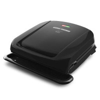 George Foreman George Foreman 4-Serving Removable Plate Electric Grill And Panini Press, George Tough Non-Stick Coating,