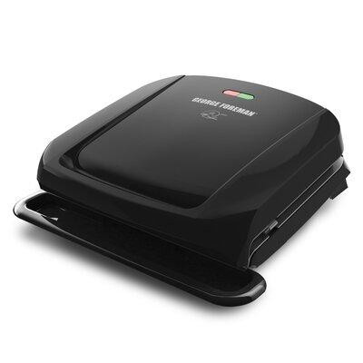 George Foreman George Foreman 4-Serving Removable Plate Electric Grill And Panini Press, George Tough Non-Stick Coating, in Other