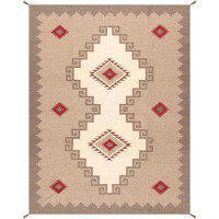 Isabelline Isabelline Kilim Hand-Woven Wool Area Rug- 9' X 11'10"