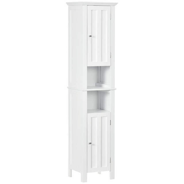 Bathroom Cabinet 13.8"W x 11.8"D x 62.4"H White in Other - Image 2