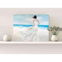 Dovecove Woman in the wind - Canvas Wrapped