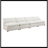Hokku Designs Walkiria 155.9" Upholstered Sofa