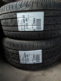 P245/40R18  245/40/18  CONTINENTAL CONTIPROCONTACT ( all season summer tires ) TAG # 17894