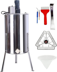 .Electric 3Frame Stainless Steel Honey Extractor Separator Bee Extractor Honeycomb Beekeeping Extraction Apiary #170475