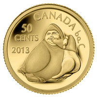 2013 50¢ FINE GOLD INUIT ART COIN