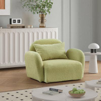 Ivy Bronx Teddy Fabric Accent Chair for Living Room