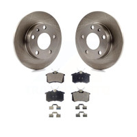 Rear Disc Rotors and Semi-Metallic Brake Pads Kit by Transit Auto K8F-101699