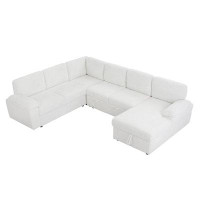 Hokku Designs Oversized Modular Storage Sectional Sofa Couch For Home Apartment Office Living Room - Free Combination L/