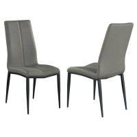 Chintaly Imports Side Chair in Grey