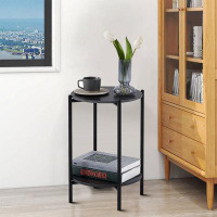 Everly Quinn Marloes End Table with Storage