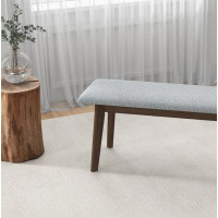 Ebern Designs Fabric Upholstered Bench