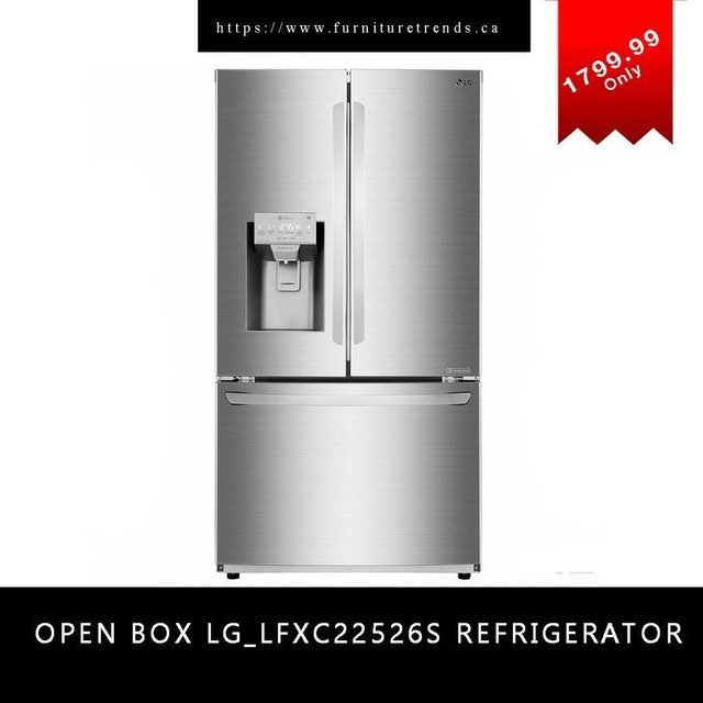 Huge Saving On LG Samsung Stainless Steel French Door Fridges Start From $1199.99 in Refrigerators in Kingston - Image 3