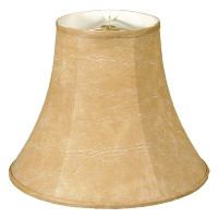 Alcott Hill 6" H Faux leather Bell Candelabra shade ( Spider ) in Mouton
