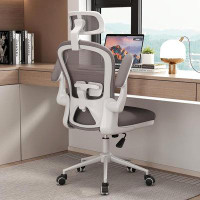 Inbox Zero Ergonomic Office Chairs With Adjustable Lumbar Support,Mesh Desk Chair With Adjustable Arms And Wheels,Comput