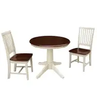 August Grove Sturtevant 2 - Person Solid Wood Dining Set