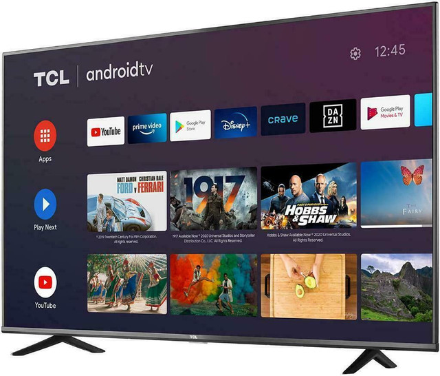HUGE Discount Today! Smart TCL Android TV 4K Class 4-Series UHD/ FAST, FREE Delivery to Your Home in TVs