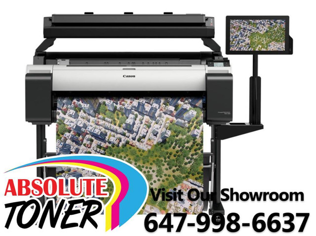 $184.92/month. NEW Canon ImagePROGRAF TM-305 MFP T36 36 inch Large Format Printer Wide Scanner w/ Smartworks Software in Printers, Scanners & Fax in Ontario - Image 2
