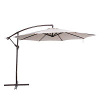 Arlmont & Co. Dwanye 120'' Square Cantilever Umbrella