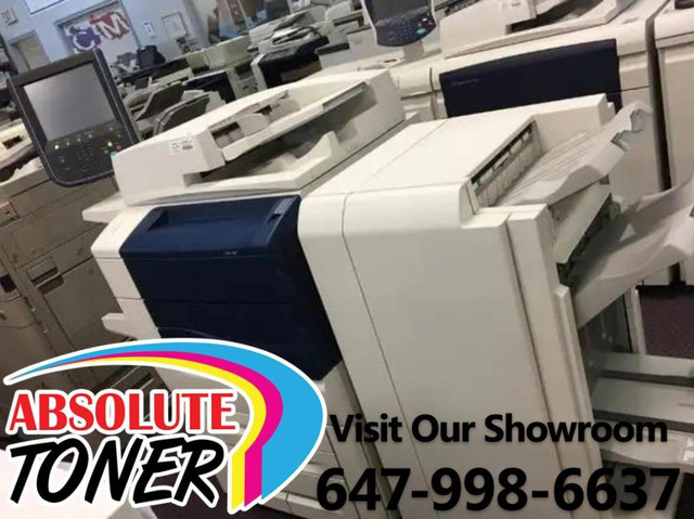 $195/mo REPOSSESSED Xerox Color C75 J75 Press Printing Shop Production Printer Copier Booklet Maker Finisher - BUY LEASE in Printers, Scanners & Fax in Ontario - Image 3
