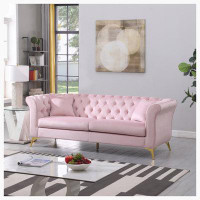 House of Hampton Kailianna sofa, tufted and wrinkled fabric sofa;contemporary Kailianna sofa