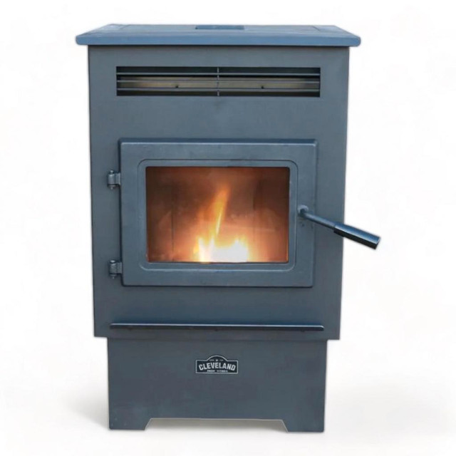 CLEVELAND IRON WORKS PS60W-CIW MEDIUM PELLET STOVE - 60 LBS HOPPER + SUBSIDIZED SHIPPING + 1 YEAR WARRANTY in Fireplace & Firewood