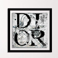 Made in Canada - Picture Perfect International 'Oh My Dior 2' Framed Graphic Art Print