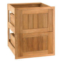Pacific Teak Millworks Drop-In Double Drawer