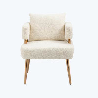 Mercer41 Accent Chair ,leisure single chair with Golden feet